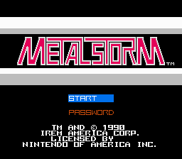 Metal Storm screenshot 3 for Famicom